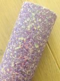 Purple Chunky Glitter Fabric