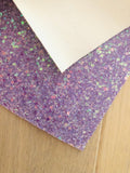 Purple Chunky Glitter Fabric