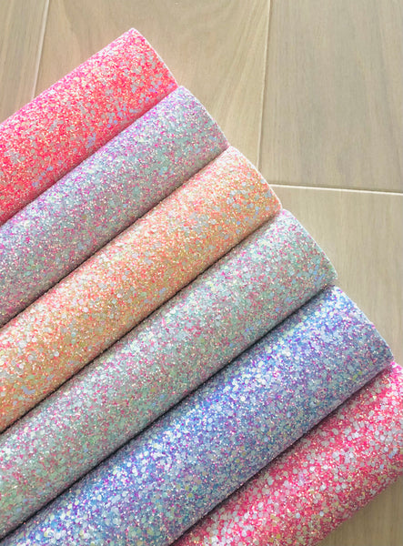 Lux Chunky Glitter Fabric Sheet