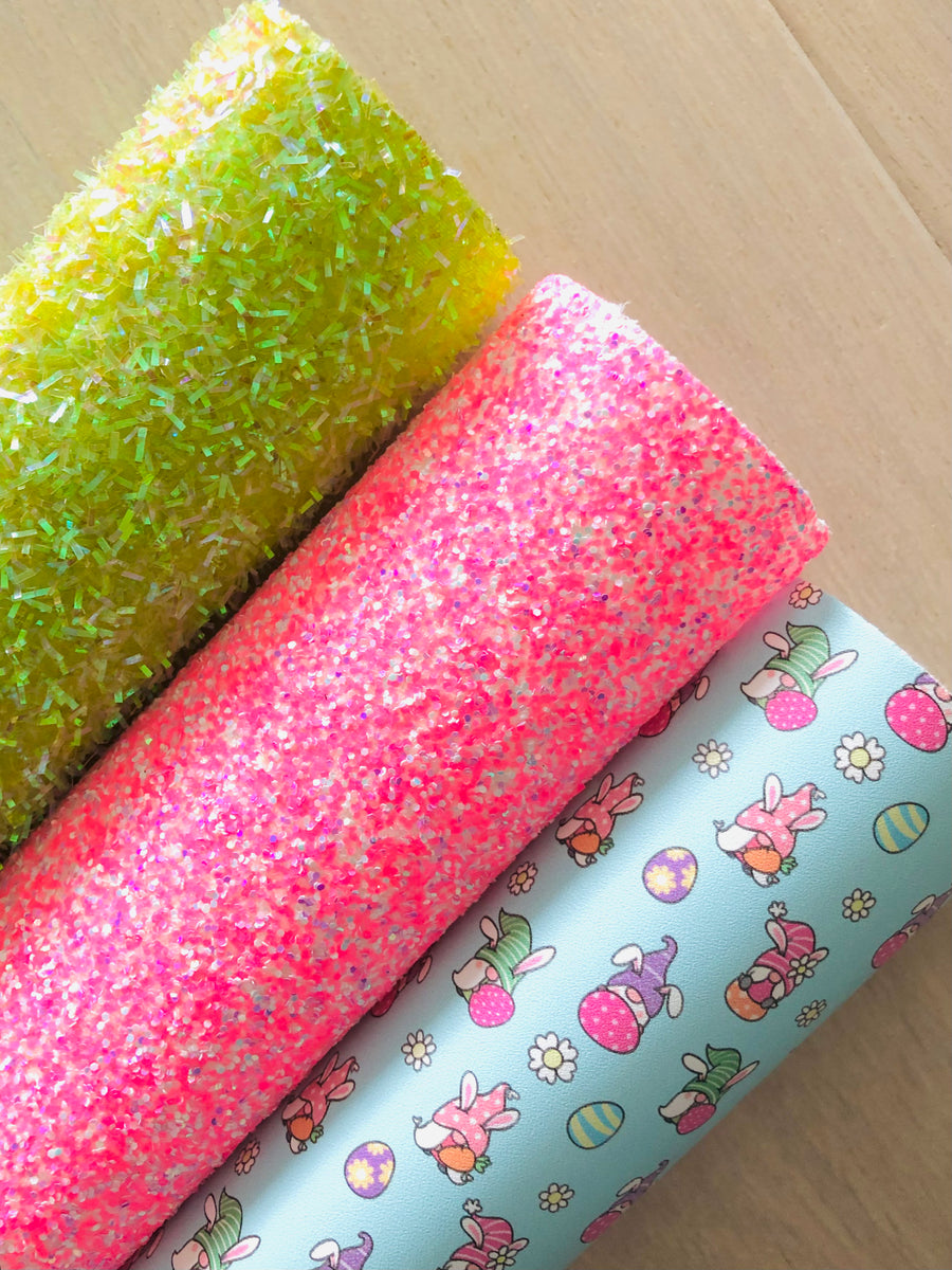 Green Tinsel Fabric Sheet UniqueRTS Leather