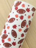 Printed Pebbled Faux Leather Football