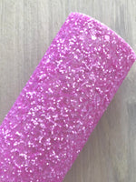 Lux Pink Chunky Glitter Fabric Sheet