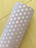 Polka Dots Faux Leather