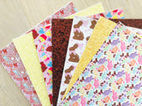 Printed Pebbled Faux Leather Easter Sweet Treats