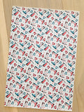 Printed Pebbled Faux Leather with Cowboy Boots Design