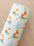 Printed Pebbled Faux Leather Little Duckling