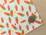 Printed Pebbled Faux Leather Carrots