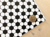 Printed Pebbled Faux Leather Soccer