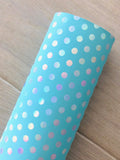 Polka Dots Faux Leather