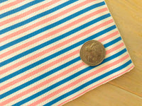 Printed Pebbled Faux Leather Newborn Stripes Design