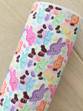 Printed Pebbled Faux Leather Bunny and Easter Sweet Treats