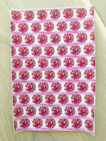 Printed Pebbled Faux Leather Breast Cancer Awareness Pink Ribbon