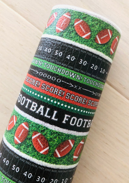 Printed Faux Leather Football