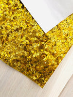 Gold Sequins Chunky Glitters Fabric