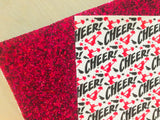 Printed Pebbled Faux Leather Cheerleaders