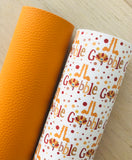 Printed Pebbled Faux Leather Turkey