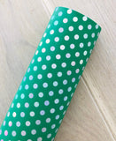 Polka Dots Faux Leather