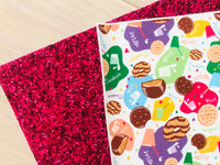 Printed Pebbled Faux Leather Girl Scout Cookies