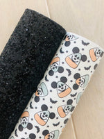 Printed Pebbled Faux Leather Candy Corn