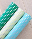 Polka Dots Faux Leather