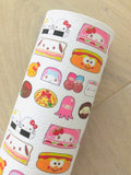 Printed Pebbled Faux Leather Cute Food Items Design