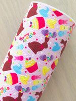 Printed Pebbled Faux Leather Bunny Treats