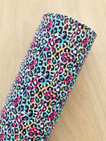 Custom Printed Smooth Leather Leopard