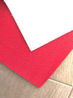 Textured Solid Coral Faux Leather