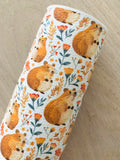 Printed Faux Leather Hamster Design