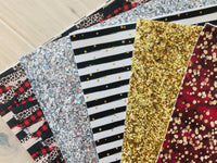 Premium Chunky Glitter Fabric Solid Color Bright Gold