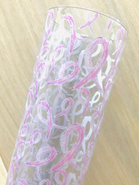 Printed Jelly Sheet Pink Ribbon - 0.6mm