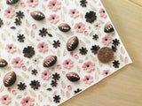 Printed Pebbled Faux Leather Football