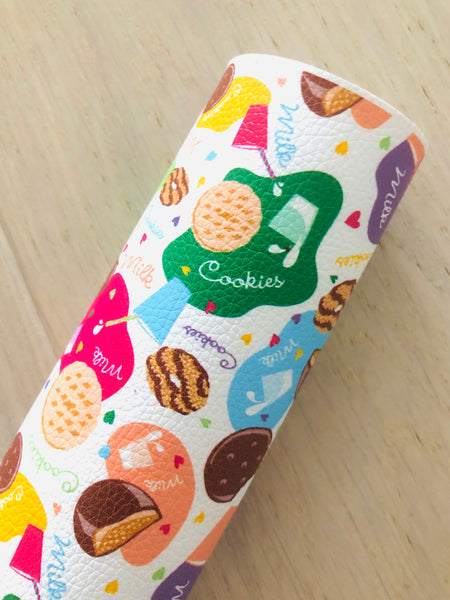 Printed Pebbled Faux Leather Girl Scout Cookies