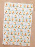 Printed Pebbled Faux Leather Little Duckling