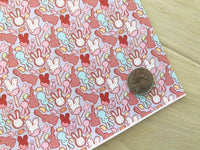 Printed Pebbled Faux Leather Easter Sweet Treats