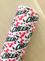 Printed Pebbled Faux Leather Cheerleaders