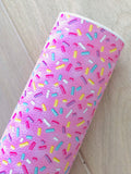 Printed Pebbled Faux Leather Ice Cream Sprinkles