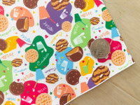 Printed Pebbled Faux Leather Girl Scout Cookies