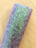 Iridescent Purple Chunky Glitter Fabric