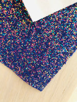 Premium Chunky Glitter Fabric Sheet - Felt Backing