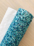 Chunky Glitter Fabric with Pearl Beads