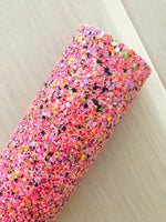 Lux Glow in the Dark Chunky Glitter Fabric