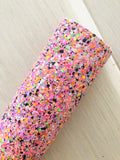 Lux Glow in the Dark Chunky Glitter Fabric