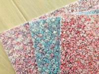 Printed Lux Mermaid Scale Chunky Glitter Fabric