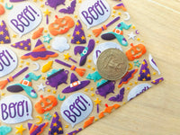 Printed Jelly Sheet Witch's Hat and Jack o Lantern - 0.3mm