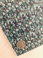 Custom Printed Smooth Leather Camouflage