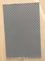 Custom Printed Faux Leather Checker Board