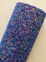 Premium Chunky Glitter Fabric Sheet - Felt Backing