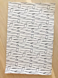 Custom Printed Smooth Faux Leather Mummy Bandages - White Felt Backing