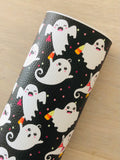 Printed Pebbled Faux Leather Ghosts - Multiple Designs